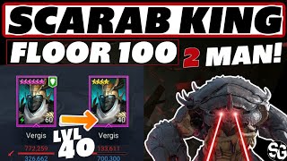 2 EPICS Scarab King 100  Easy win Raid Shadow Legends Scarab King guide [upl. by Londoner437]