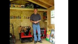 Handy Home Wood Sheds Review  Part 2 The Inside Look [upl. by Akirej]