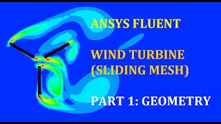 ANSYS FLUENT Tutorial Sliding Mesh Wind Turbine Part 13 [upl. by Liggett718]