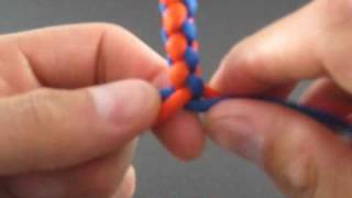 How to Tie a Four Strand Round Braid by TIAT quotThe Easy Wayquot [upl. by Grail]