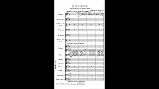 Fauré  Pavane in F Minor Op 50 Score [upl. by Yrevi]