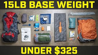 Budget Backpacking Gear for Beginners [upl. by Obellia377]