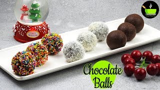 Chocolate Balls  Fireless Cooking Competition Recipes  No Fire Cooking [upl. by Norrie]