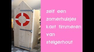 Kast maken van steigerhout [upl. by Alyce]