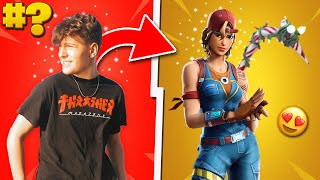 10 TRYHARD Skin Combos Fortnite Pros Use Clix Benjyfishy Mongraal [upl. by Jamaal]