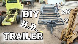 Harbor Freight Utility Trailer Build DIY utilitytrailer [upl. by Alhak]