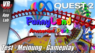 Funnyland Amusement Park  Oculus Quest 2 Meta App Lab  Deutsch  Erster Eindruck  Meta Quest [upl. by Dania]