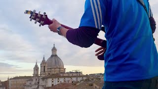 Guitar quotDeborahs Themequot Ennio Morricone Piazza Navona Roma Quarantine for Coronavirus [upl. by Elok458]