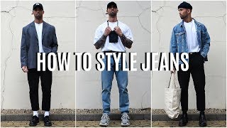 How To Style Jeans  4 EASY Outfit Ideas  Mens Fashion [upl. by Penman848]