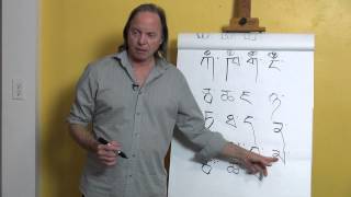 Series 1 Tibetan Alphabet Video 3  LEARN TIBETAN [upl. by Irama180]