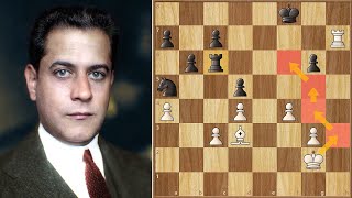 Timeless Chess Lesson by Capablanca [upl. by Pavyer]