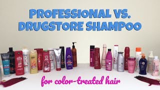 Professional vs Drugstore The Best Shampoo for ColorTreated Hair 22 Brands Tested [upl. by Malanie]