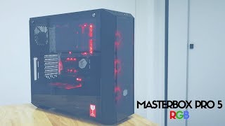 Cooler Master MasterBox Pro 5 RGB Review  Features Design and Innovations [upl. by Lucie]