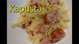 Kapusta Polish Food Recipe  Polish Cooking  Screamin Eagle [upl. by Edya]