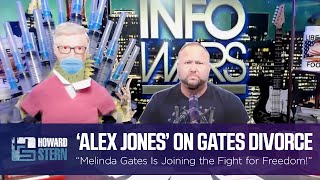 “Alex Jones” Celebrates the Gates’ Divorce News [upl. by Topper]