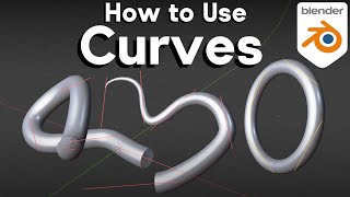 How to Use Curves in Blender Tutorial [upl. by Aynor224]