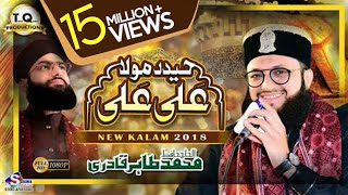 Haider Maula Ali Ali  New Manqabat Maula Ali 2018  Hafiz Tahir Qadri [upl. by Aniratak]