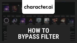 How To Bypass CharacterAI Filter [upl. by Anirdua]