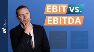 EBIT vs EBITDA [upl. by Giah]