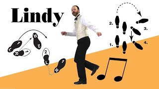 Lindy hop basic footwork [upl. by Concoff374]