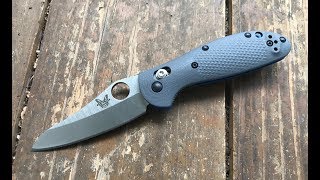 The Benchmade Mini Griptilian 5551 Pocketknife The Full Nick Shabazz Review [upl. by Bein]