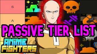 Anime Fighters Passive Ability Tier List [upl. by Arndt]