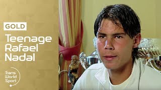 16yearold Rafael Nadal on Trans World Sport [upl. by Aranahs]