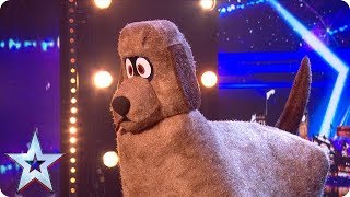 Meet Dudley The DANCING DOG  Auditions  BGT 2018 [upl. by Acinorev]