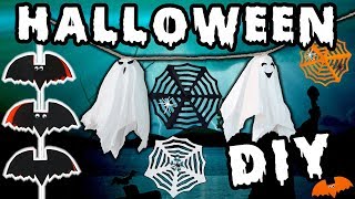 DIY HALLOWEEN IDEES DECORATION PAPIER FACILES [upl. by Gulgee]