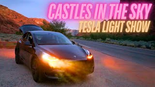 Tesla Light Show  Castles In The Sky by Ian Van Dahl [upl. by Yrellih]