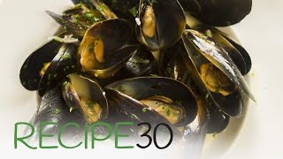 MUSSELS MARINIERES  Moules Marinieres [upl. by Sterrett]