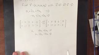 Determine an orthogonal basis in R4 [upl. by Ephrem]