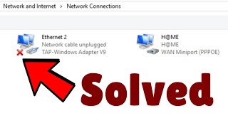 Network cable unplugged error in Windows 10  11 Fix [upl. by Nerta221]