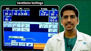 Basic Modes of Ventilator made easy VENTILATOR SETTINGS [upl. by Goltz356]