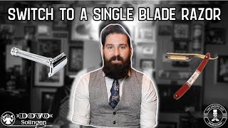 Cartridge Razor vs Safety Razor  Straight Razor Why you should switch to a Single Blade Razor [upl. by Tegdirb627]