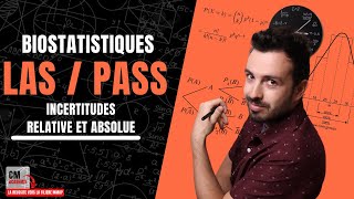 INCERTITUDES  ➗ Calcul de lincertitude RELATIVE et ABSOLUE en biostatistiques [upl. by Trevlac975]