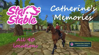 Catherines Memories ALL 40 LOCATIONS  Star Stable Online [upl. by Masson]