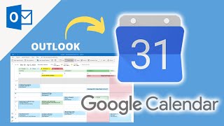 How to sync Outlook Calendar with Google Calendar  Google amp Microsoft Outlook Tutorial [upl. by Arek]