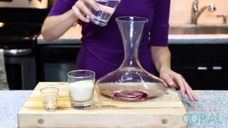 The Domestic Geek How to Clean A Decanter [upl. by Arnold408]