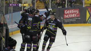 Highlights  Manchester Storm v Nottingham Panthers [upl. by Ynohtona]