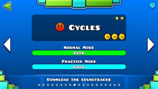 Geometry Dash  Cycles All Coins [upl. by Etterrag]