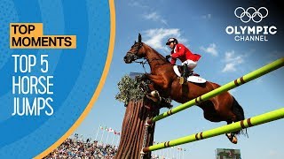 Most Exciting Equestrian Jump Offs at the Olympic Games  Top Moments [upl. by Arihsay]