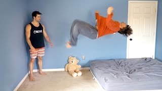 Teaching Billy to Backflip  Landed Under 5 Minutes [upl. by Col891]