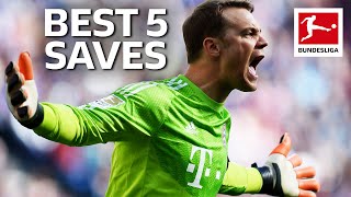 Manuel Neuer  Top 5 Saves [upl. by Hamlin]