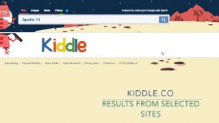 60 Second Tour of Kiddleco  Kid Safe Search Engine [upl. by Altis41]