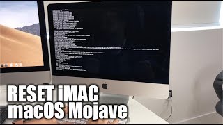 How to Restore Reset a iMac to Factory Settings ║ macOS Mojave [upl. by Miahc875]