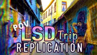 LSD Trip Simulation Replication Accurate POV [upl. by Katonah]