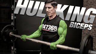 How to Get Big Biceps  GUARANTEED Hulk Arms [upl. by Roe]