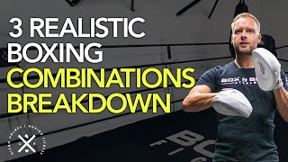 3 Realistic Boxing Combinations You Can Use In Real Boxing Fights [upl. by Trinetta]