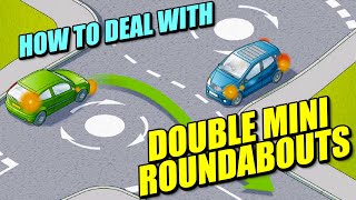 Double Mini RoundaboutsDriving Lesson [upl. by Krusche]